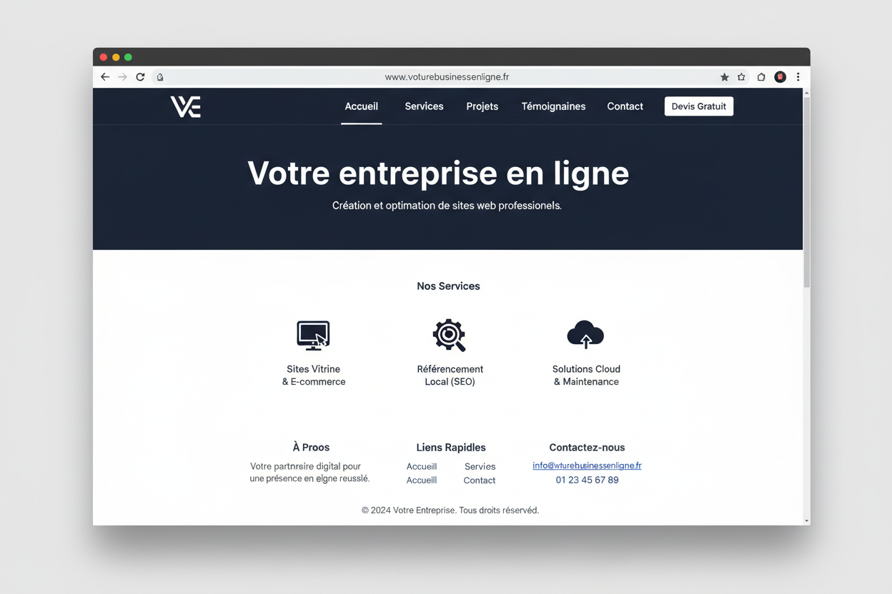 Pack Essentiel — Site Vitrine