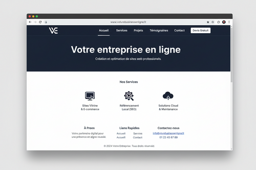 Pack Essentiel — Site Vitrine
